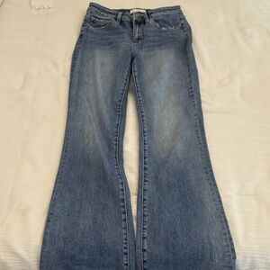 Stylish Blue Flare Jeans for Women